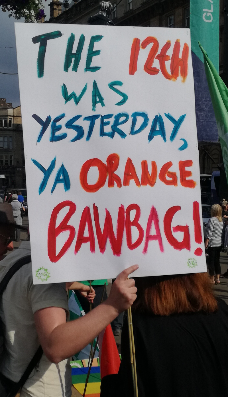 Illustration for article titled Scottish anti-Trump photo dump (long and comprehensive!)